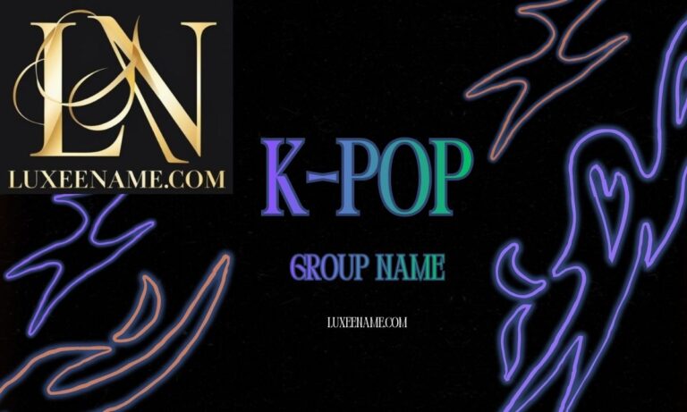 k pop up group name